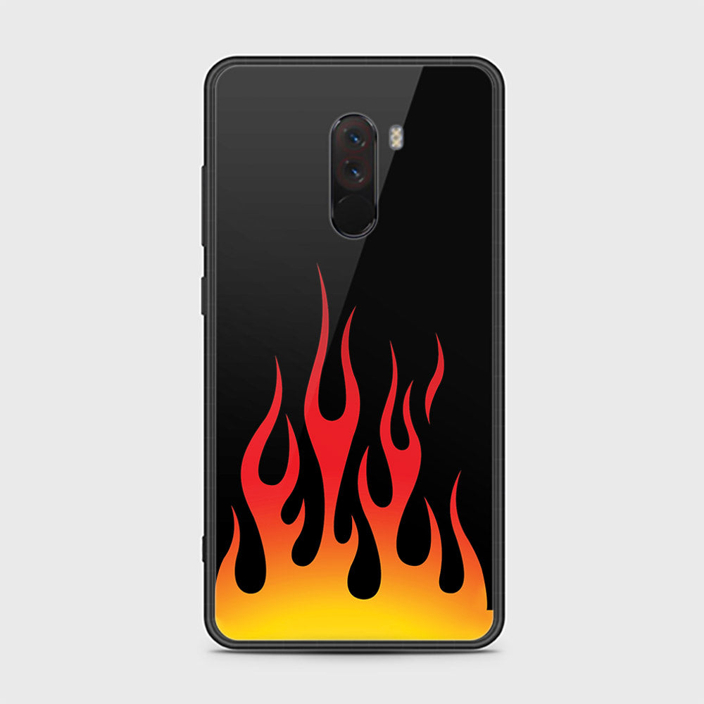 Xiaomi Pocophone F1 Cover - Stellar Series - HQ Ultra Shine Premium Infinity Glass Soft Silicon Borders Case