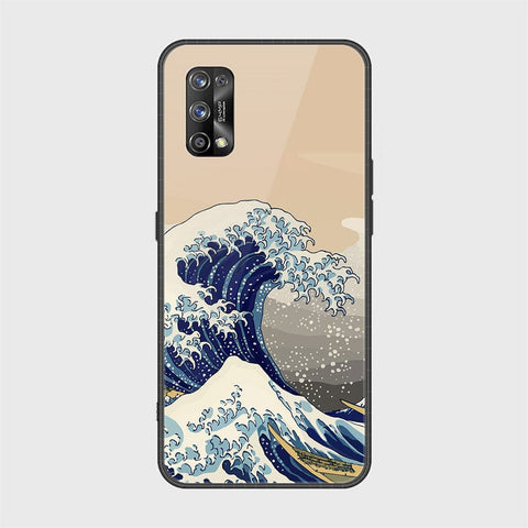 Realme 7 Pro Cover - Stellar Series - HQ Ultra Shine Premium Infinity Glass Soft Silicon Borders Case