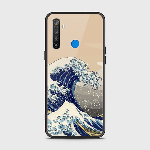 Realme 5 Cover - Stellar Series - HQ Ultra Shine Premium Infinity Glass Soft Silicon Borders Case