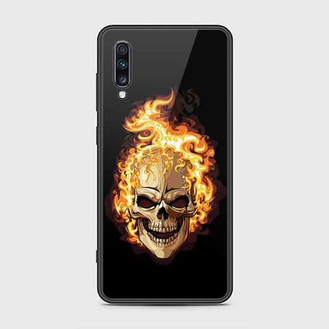 Samsung Galaxy A70 Cover - Stellar Series - HQ Ultra Shine Premium Infinity Glass Soft Silicon Borders Case