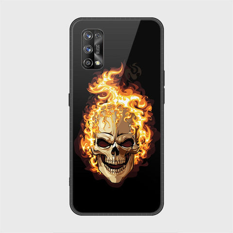 Realme 7 Pro Cover - Stellar Series - HQ Ultra Shine Premium Infinity Glass Soft Silicon Borders Case