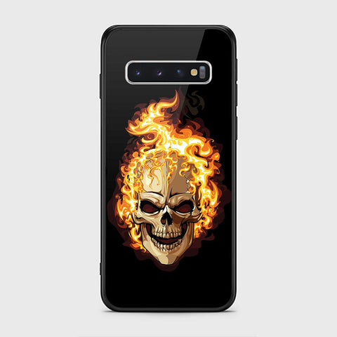 Samsung Galaxy S10 Cover - Stellar Series - HQ Ultra Shine Premium Infinity Glass Soft Silicon Borders Case