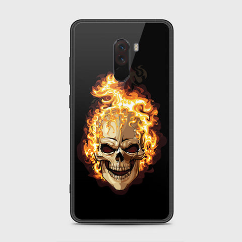 Xiaomi Pocophone F1 Cover - Stellar Series - HQ Ultra Shine Premium Infinity Glass Soft Silicon Borders Case