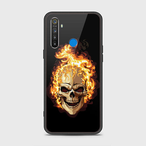 Realme 5 Cover - Stellar Series - HQ Ultra Shine Premium Infinity Glass Soft Silicon Borders Case