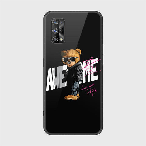 Realme 7 Pro Cover - Stellar Series - HQ Ultra Shine Premium Infinity Glass Soft Silicon Borders Case