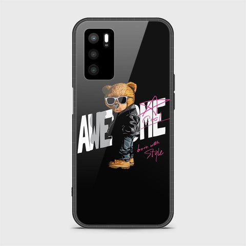 Oppo A16 Cover - Stellar Series - HQ Ultra Shine Premium Infinity Glass Soft Silicon Borders Case