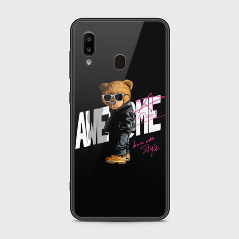 Samsung Galaxy A30 Cover - Stellar Series - HQ Ultra Shine Premium Infinity Glass Soft Silicon Borders Case