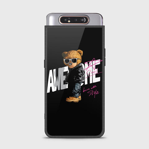 Samsung Galaxy A80 Cover - Stellar Series - HQ Ultra Shine Premium Infinity Glass Soft Silicon Borders Case