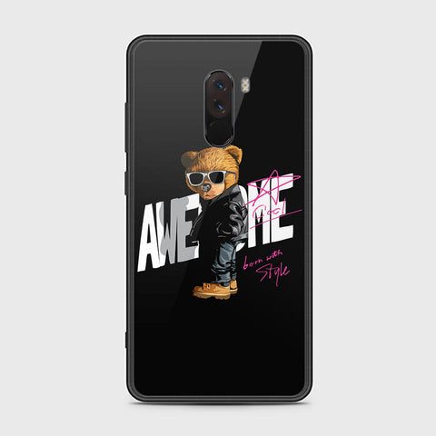 Xiaomi Pocophone F1 Cover - Stellar Series - HQ Ultra Shine Premium Infinity Glass Soft Silicon Borders Case