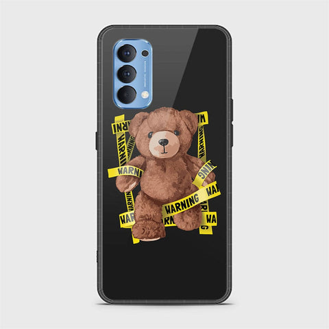 Oppo Reno 4 Cover - Stellar Series - HQ Ultra Shine Premium Infinity Glass Soft Silicon Borders Case