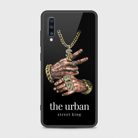 Samsung Galaxy A70 Cover - Stellar Series - HQ Ultra Shine Premium Infinity Glass Soft Silicon Borders Case