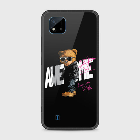 Realme C20 Cover- Stellar Series - HQ Ultra Shine Premium Infinity Glass Soft Silicon Borders Case