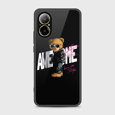 Realme C67 4G Cover- Stellar Series - HQ Ultra Shine Premium Infinity Glass Soft Silicon Borders Case