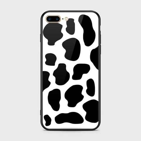 iPhone 8 Plus / 7 Plus Cover - Vanilla Dream Series - HQ Ultra Shine Premium Infinity Glass Soft Silicon Borders Case