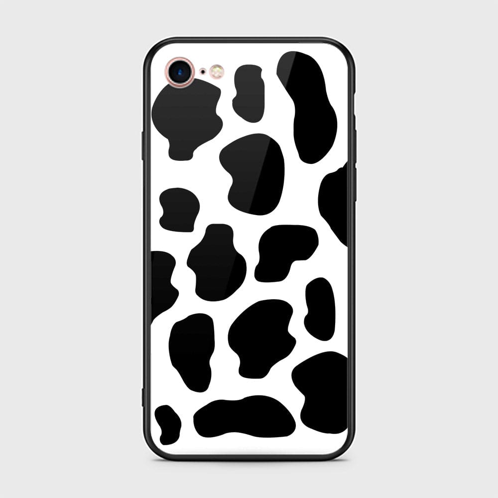 iPhone 8 / 7 Cover - Vanilla Dream Series - HQ Ultra Shine Premium Infinity Glass Soft Silicon Borders Case