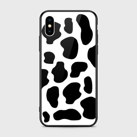 iPhone XS / X Cover - Vanilla Dream Series - HQ Ultra Shine Premium Infinity Glass Soft Silicon Borders Case