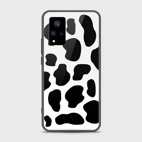 Vivo V21 Cover - Vanilla Dream Series - HQ Ultra Shine Premium Infinity Glass Soft Silicon Borders Case