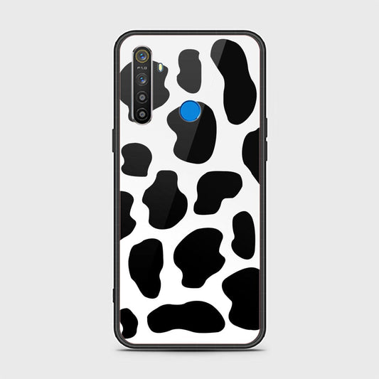 Realme 5 Cover - Vanilla Dream Series - HQ Ultra Shine Premium Infinity Glass Soft Silicon Borders Case