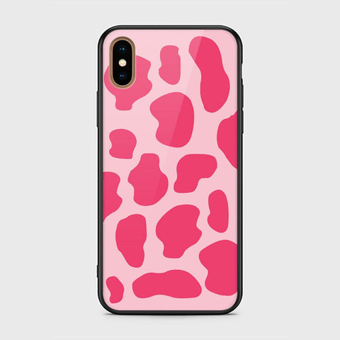 iPhone XS Max Cover - Vanilla Dream Series - HQ Ultra Shine Premium Infinity Glass Soft Silicon Borders Case