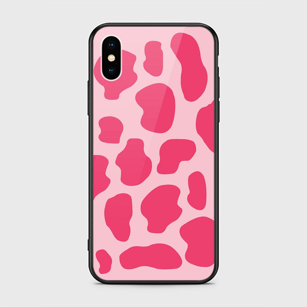 iPhone XS / X Cover - Vanilla Dream Series - HQ Ultra Shine Premium Infinity Glass Soft Silicon Borders Case