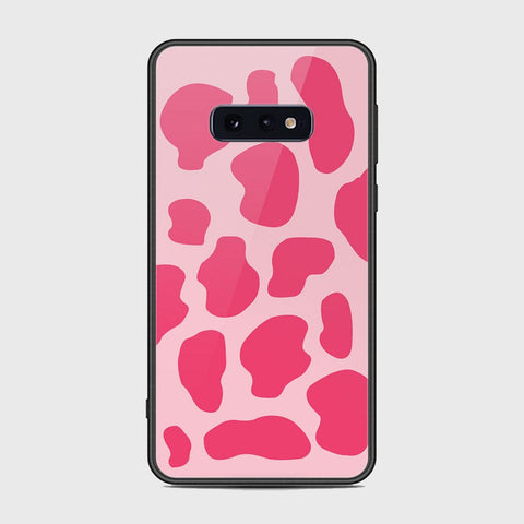 Samsung Galaxy S10e Cover - Vanilla Dream Series - HQ Ultra Shine Premium Infinity Glass Soft Silicon Borders Case