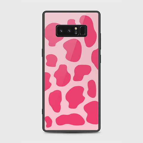 Samsung Galaxy Note 8 Cover - Vanilla Dream Series - HQ Ultra Shine Premium Infinity Glass Soft Silicon Borders Case