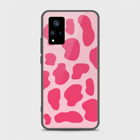 Vivo V21 Cover - Vanilla Dream Series - HQ Ultra Shine Premium Infinity Glass Soft Silicon Borders Case