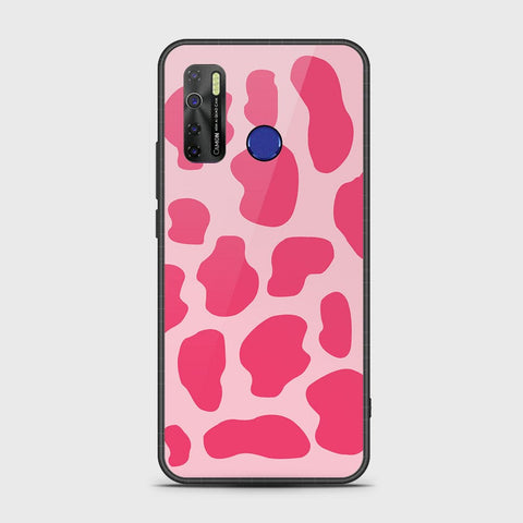 Tecno Camon 15 Cover - Vanilla Dream Series - HQ Ultra Shine Premium Infinity Glass Soft Silicon Borders Case