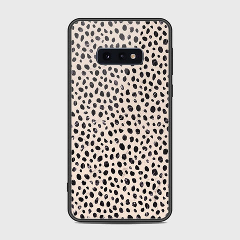 Samsung Galaxy S10e Cover - Vanilla Dream Series - HQ Ultra Shine Premium Infinity Glass Soft Silicon Borders Case