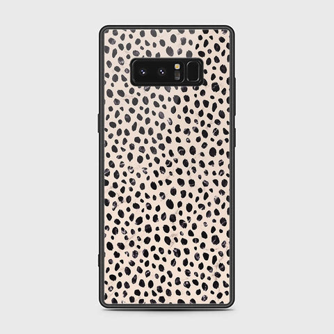 Samsung Galaxy Note 8 Cover - Vanilla Dream Series - HQ Ultra Shine Premium Infinity Glass Soft Silicon Borders Case