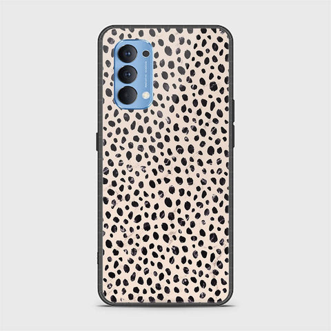 Oppo Reno 4 Cover - Vanilla Dream Series - HQ Ultra Shine Premium Infinity Glass Soft Silicon Borders Case