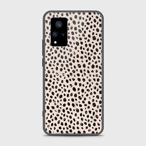 Vivo V21 Cover - Vanilla Dream Series - HQ Ultra Shine Premium Infinity Glass Soft Silicon Borders Case