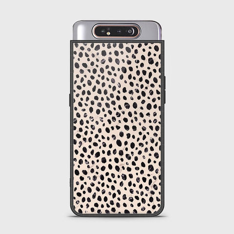 Samsung Galaxy A80 Cover - Vanilla Dream Series - HQ Ultra Shine Premium Infinity Glass Soft Silicon Borders Case