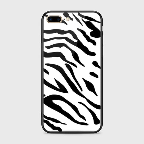 iPhone 8 Plus / 7 Plus Cover - Vanilla Dream Series - HQ Ultra Shine Premium Infinity Glass Soft Silicon Borders Case