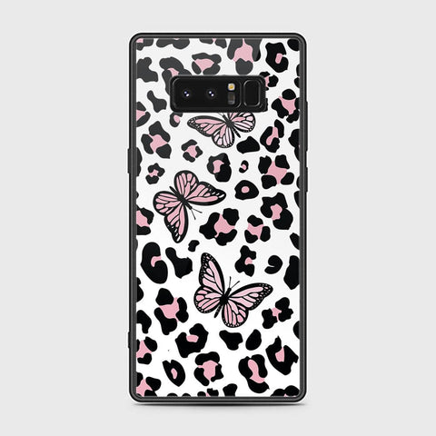 Samsung Galaxy Note 8 Cover - Vanilla Dream Series - HQ Ultra Shine Premium Infinity Glass Soft Silicon Borders Case