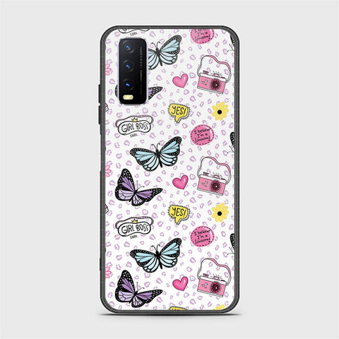 Vivo Y11s Cover - Vanilla Dream Series - HQ Ultra Shine Premium Infinity Glass Soft Silicon Borders Case