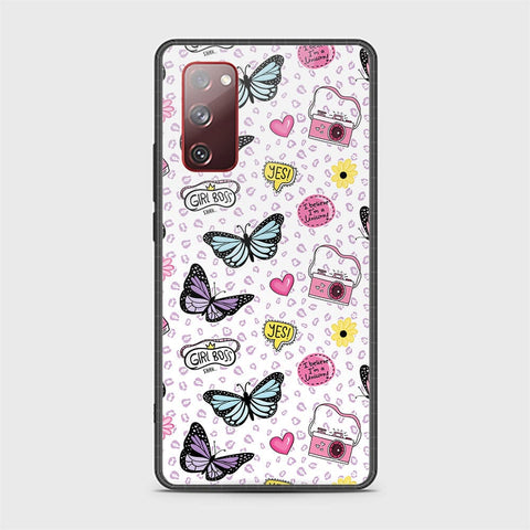 Samsung Galaxy S20 FE Cover - Vanilla Dream Series - HQ Ultra Shine Premium Infinity Glass Soft Silicon Borders Case