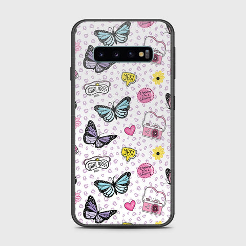 Samsung Galaxy S10 5G Cover- Vanilla Dream Series - HQ Ultra Shine Premium Infinity Glass Soft Silicon Borders Case