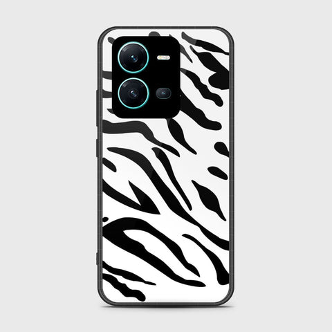 Vivo V25e Cover- Vanilla Dream Series - HQ Ultra Shine Premium Infinity Glass Soft Silicon Borders Case