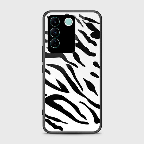 Vivo V27e Cover- Vanilla Dream Series - HQ Ultra Shine Premium Infinity Glass Soft Silicon Borders Case