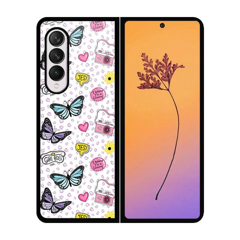 Samsung Galaxy Z Fold 4 5G Cover - Vanilla Dream Series - HQ Premium Shine Durable Shatterproof Case - Soft Silicon Borders