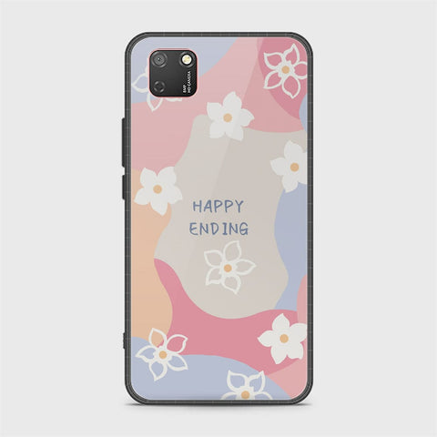 Huawei Y5p Cover - Happy Series - HQ Ultra Shine Premium Infinity Glass Soft Silicon Borders Case