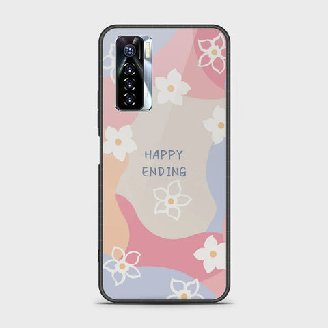 Tecno Camon 17 Pro Cover - Happy Series - HQ Ultra Shine Premium Infinity Glass Soft Silicon Borders Case