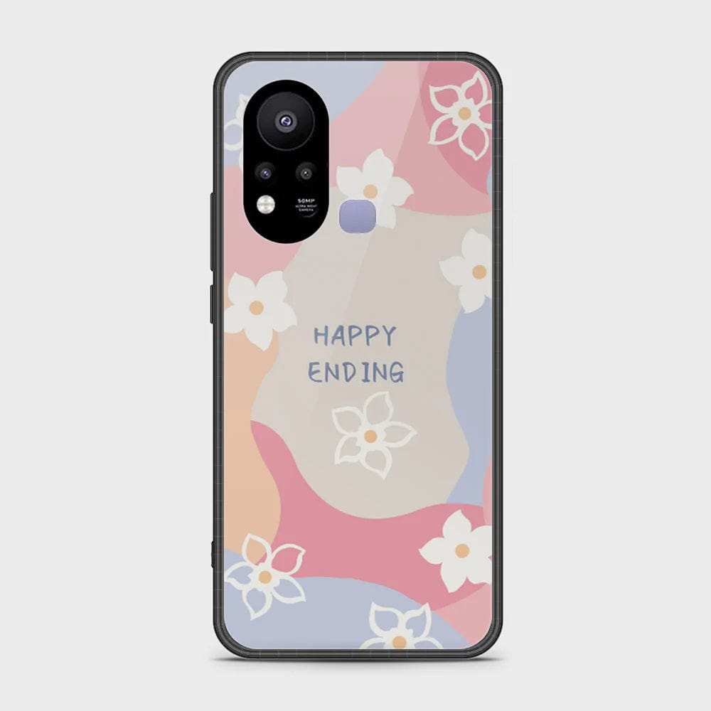 Infinix Hot 11s Cover - Happy Series - HQ Ultra Shine Premium Infinity Glass Soft Silicon Borders Case