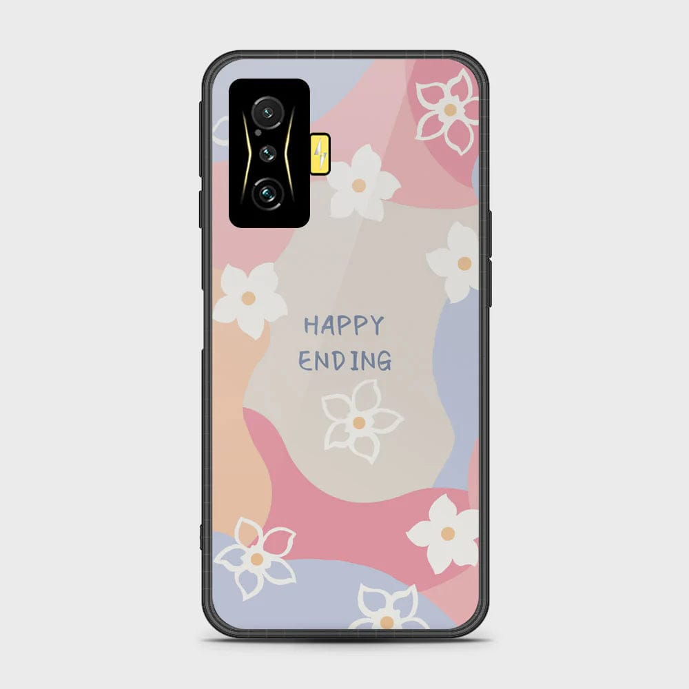 Xiaomi Poco F4 GT Cover - Happy Series - HQ Ultra Shine Premium Infinity Glass Soft Silicon Borders Case