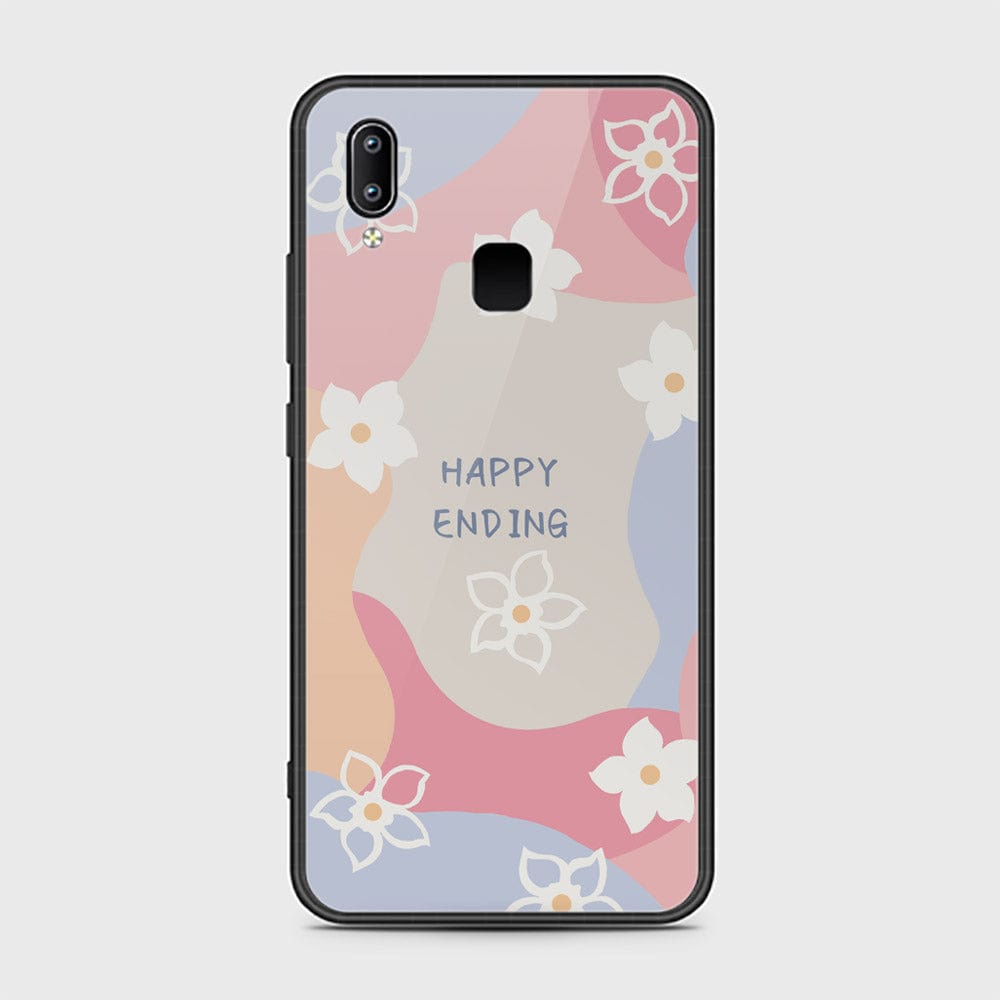 Vivo Y85 Cover - Happy Series - HQ Ultra Shine Premium Infinity Glass Soft Silicon Borders Case