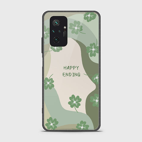 Xiaomi Redmi Note 10 Pro 4G Cover - Happy Series - HQ Ultra Shine Premium Infinity Glass Soft Silicon Borders Case