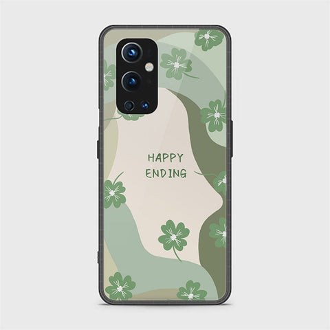 OnePlus 9 Pro Cover - Happy Series - HQ Ultra Shine Premium Infinity Glass Soft Silicon Borders Case