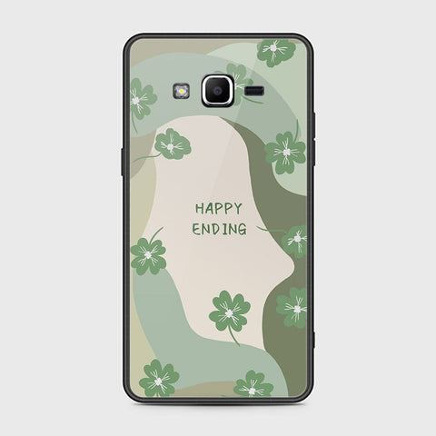 J2 Prime Cover - Happy Series - HQ Ultra Shine Premium Infinity Glass Soft Silicon Borders Case