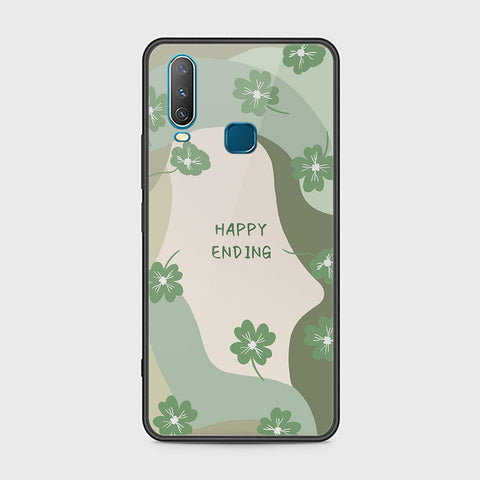 Vivo Y12 Cover - Happy Series - HQ Ultra Shine Premium Infinity Glass Soft Silicon Borders Case